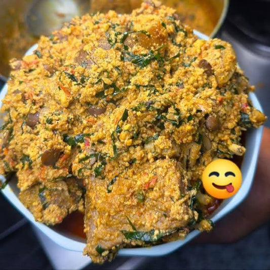 Egusi Soup & Pounded Yam